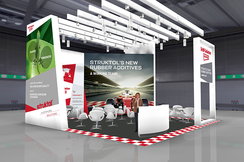 3D Visualisierung Messestand DKT 2022