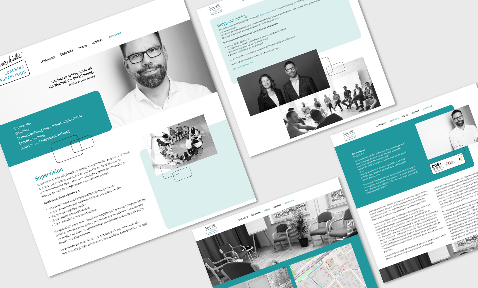 Design der Website I Betreuung bei der Umsetzung